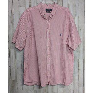 Polo Ralph Lauren Untucked Fit Men's Size 2XB Red White Striped